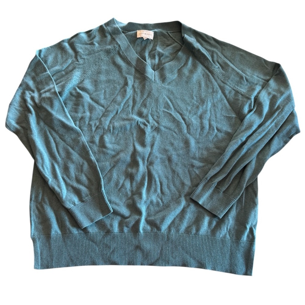 Lucky Brand Blue V-Neck Sweater M